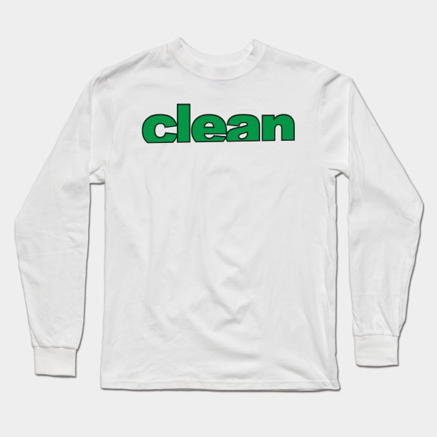 Clean Long Sleeve T-Shirt by Dojaja